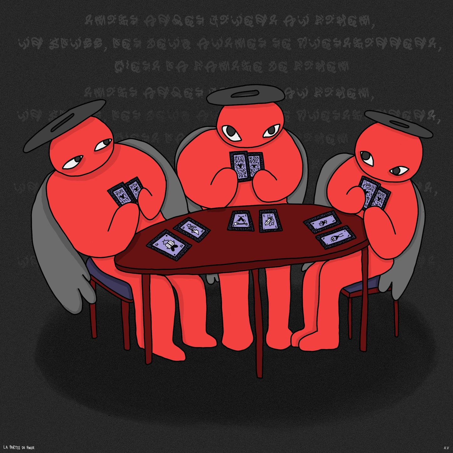 La partie de poker