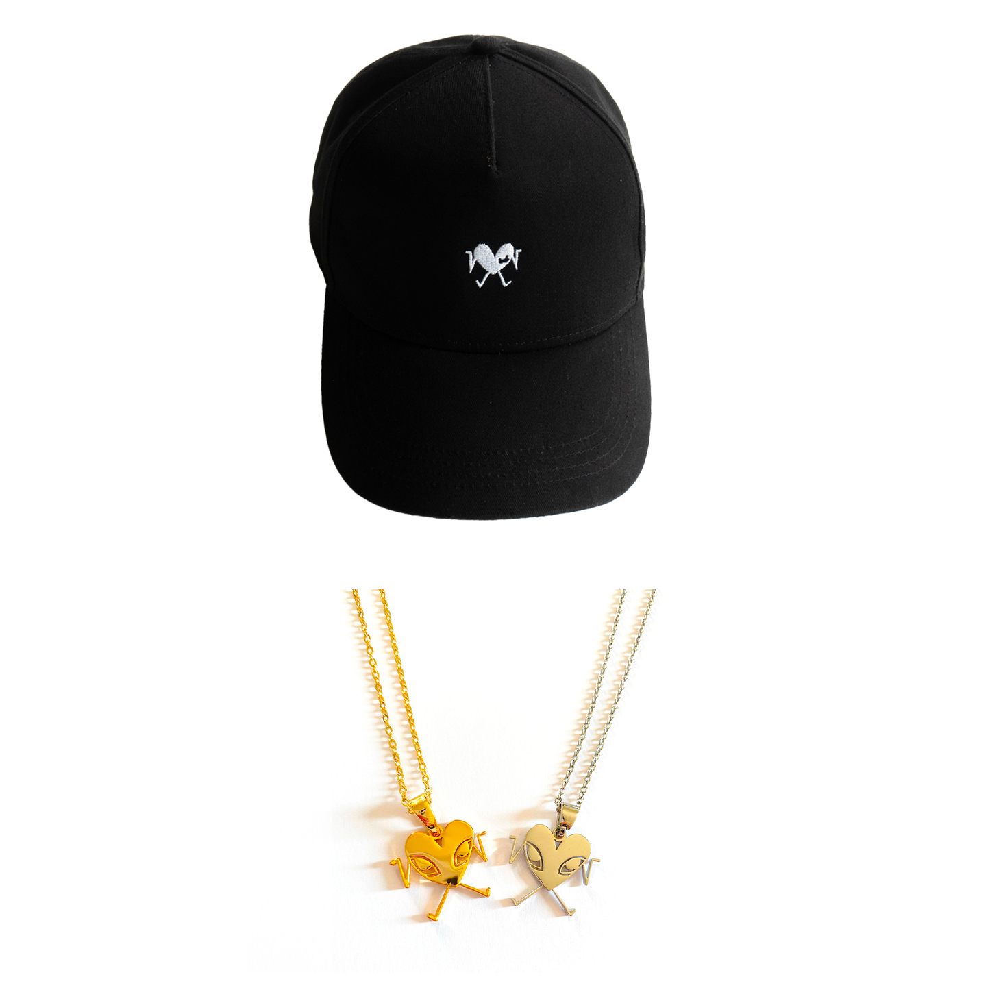classic cap+necklace