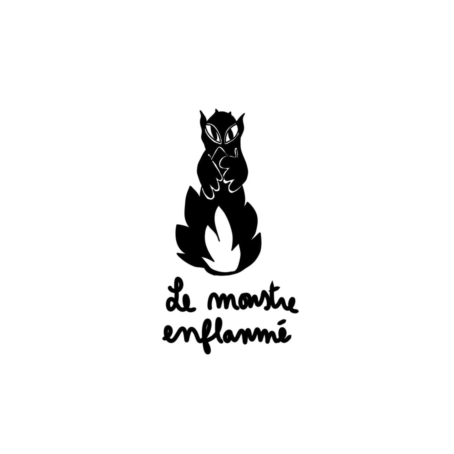 monstre enflammé