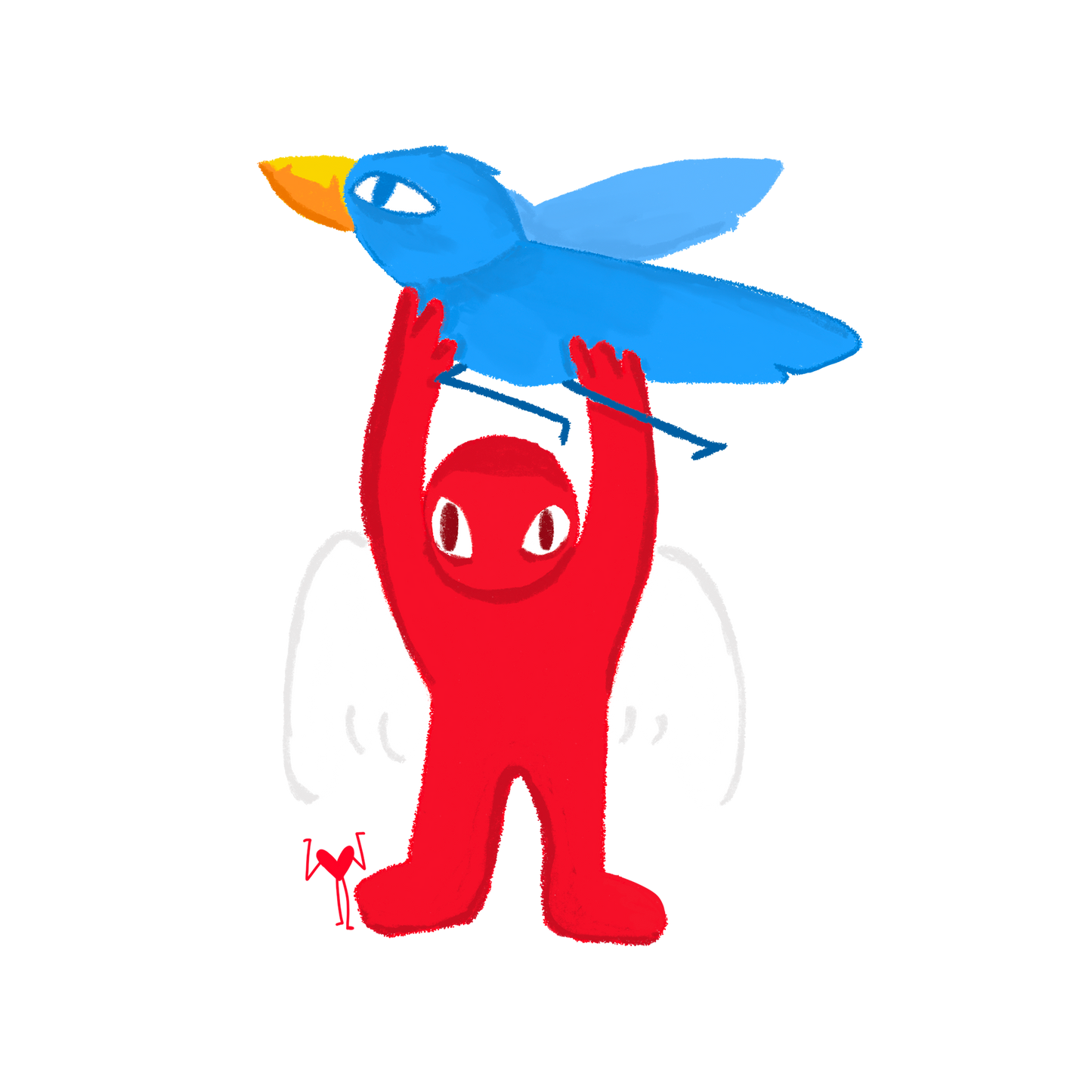 L'ange et L'oiseau