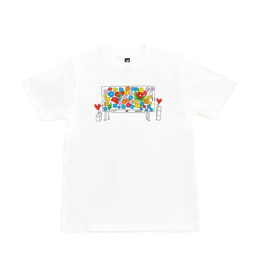TEE TABLEAU FLEURI