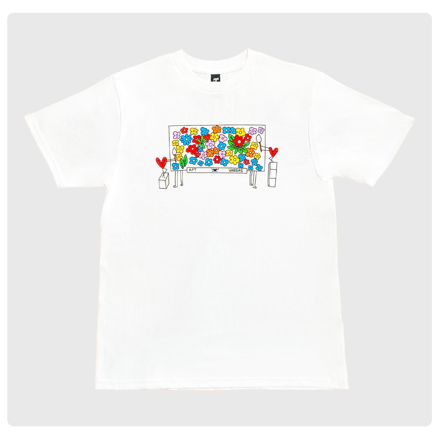 TEE TABLEAU FLEURI
