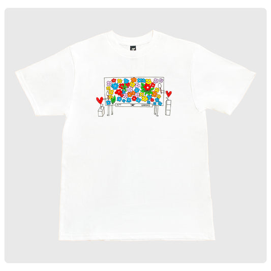 TEE TABLEAU FLEURI